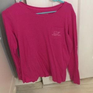 Pink vineyard vines long sleeve